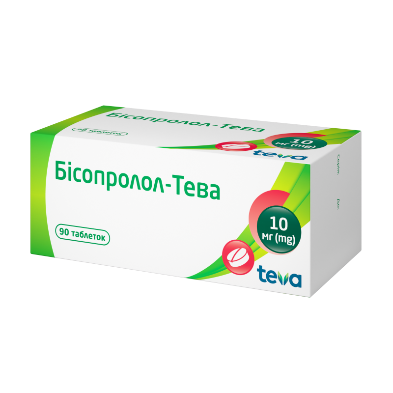 Бісопролол-Тева: інструкція, показання, спосіб застосування