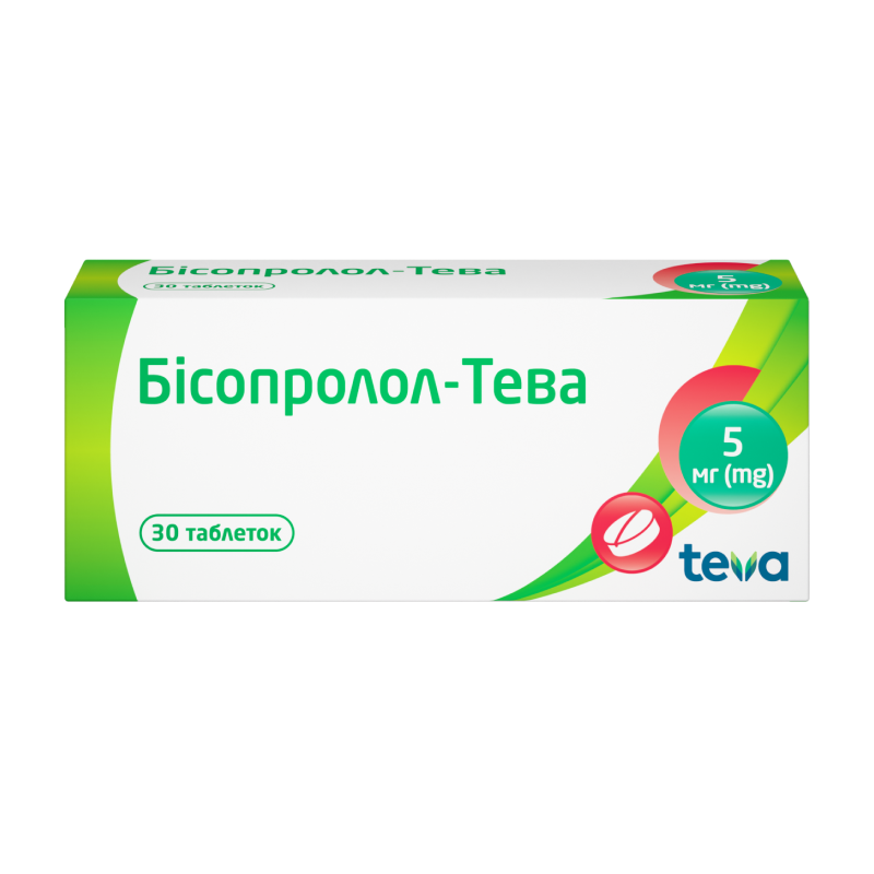 Бісопролол-Тева: інструкція, показання, спосіб застосування