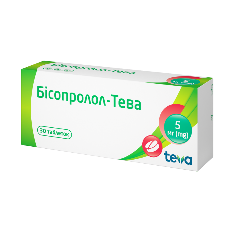 Бісопролол-Тева: інструкція, показання, спосіб застосування