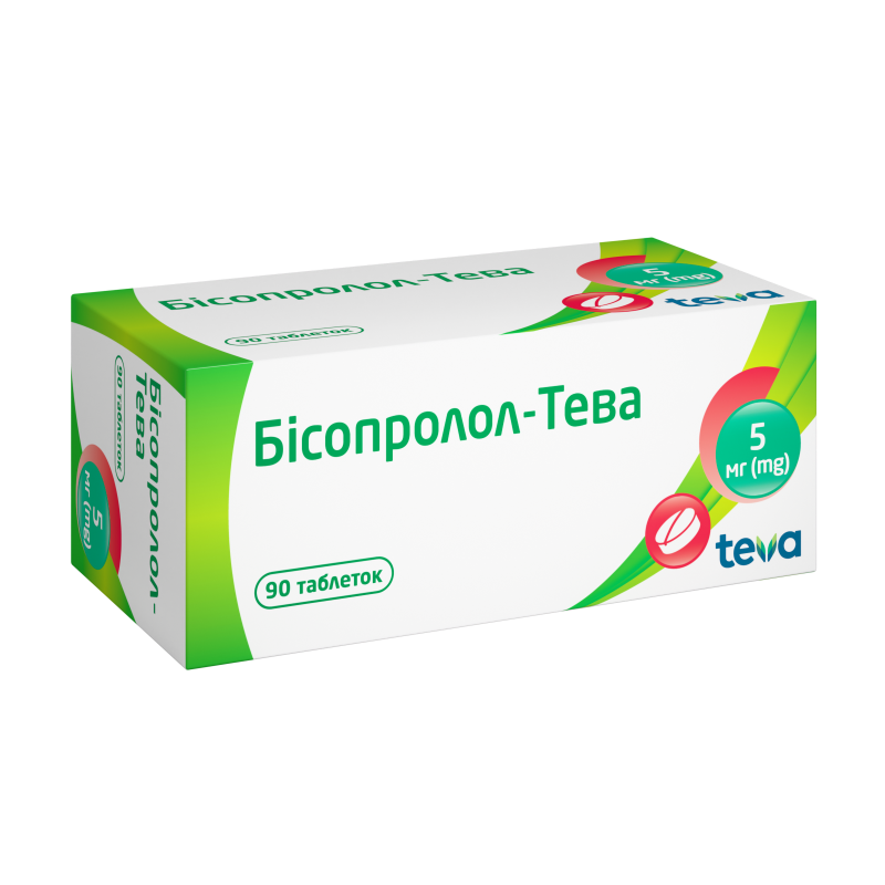 Бісопролол-Тева: інструкція, показання, спосіб застосування