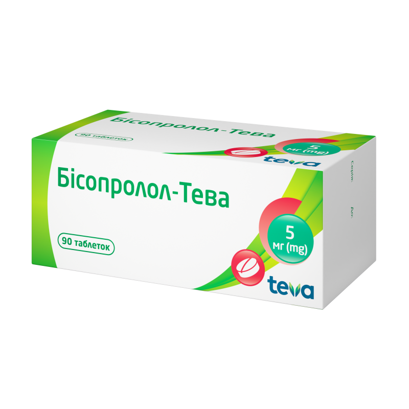 Бісопролол-Тева: інструкція, показання, спосіб застосування
