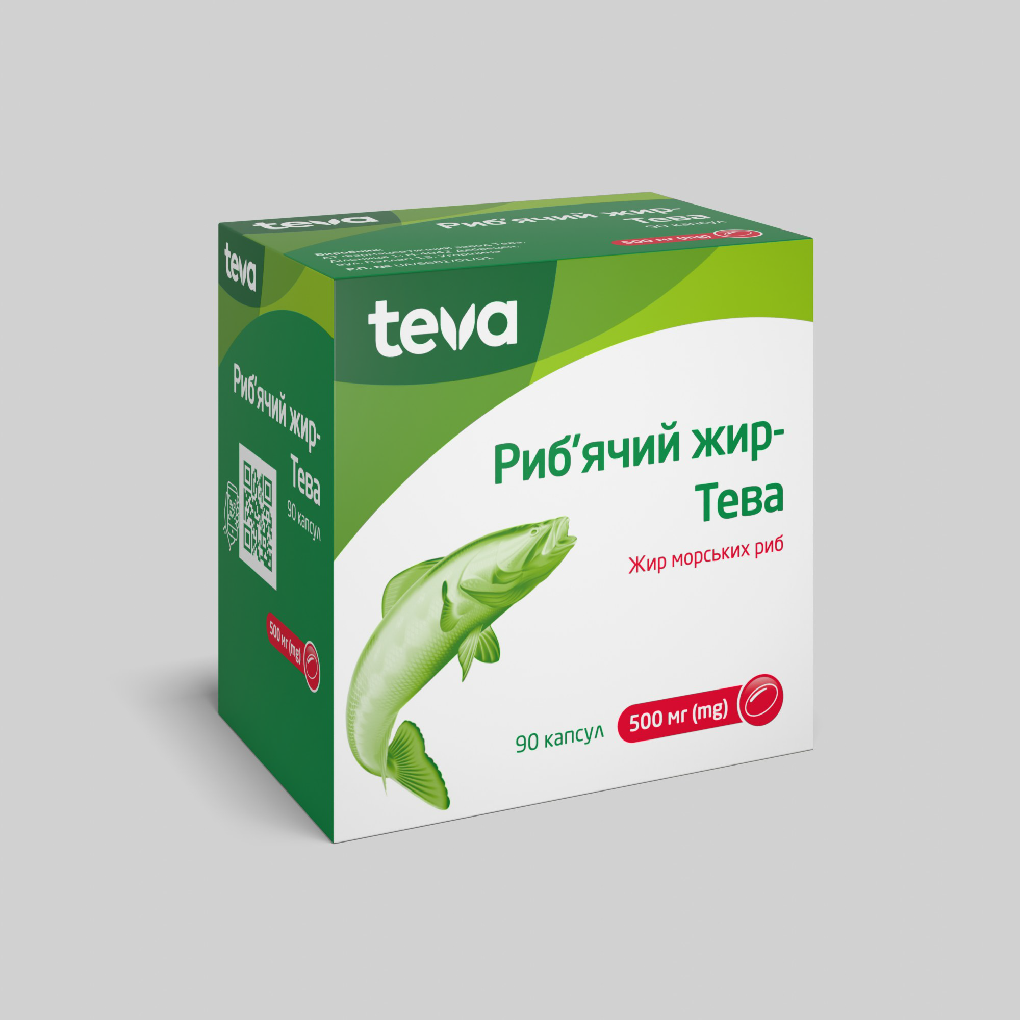 Риб'ячий жир-Тева: інструкція, показання, спосіб застосування