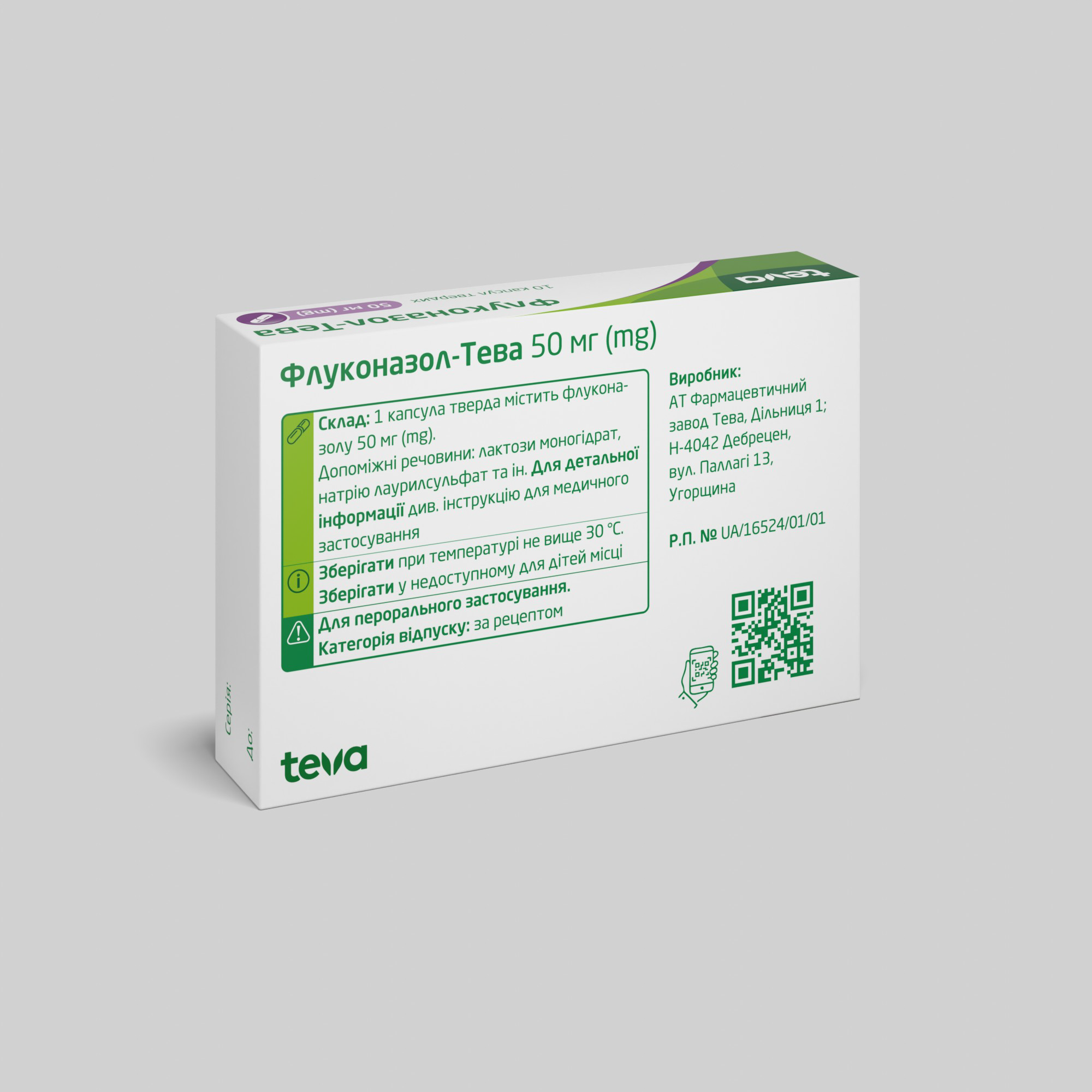 Флуконазол-Тева: інструкція, спосіб застосування, показання