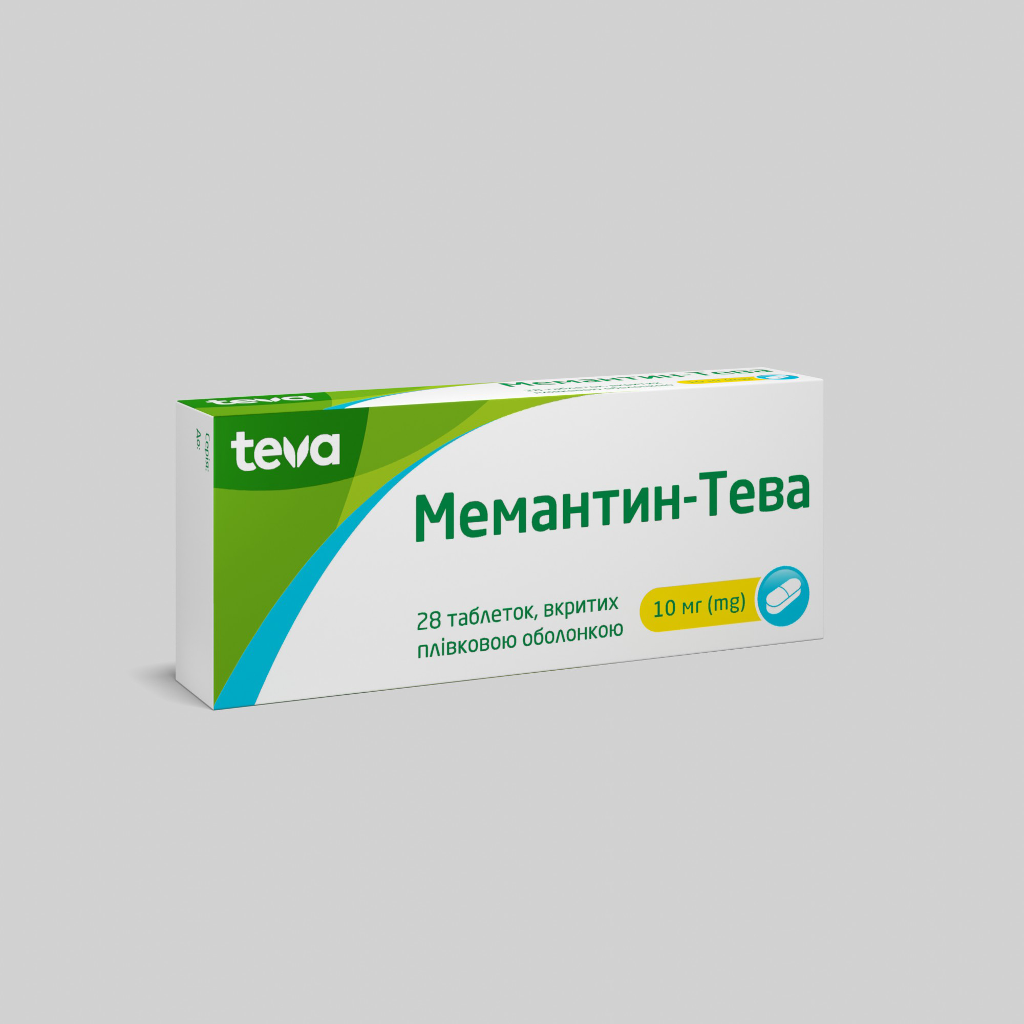 Мемантин-Тева: інструкція, показання, спосіб застосування