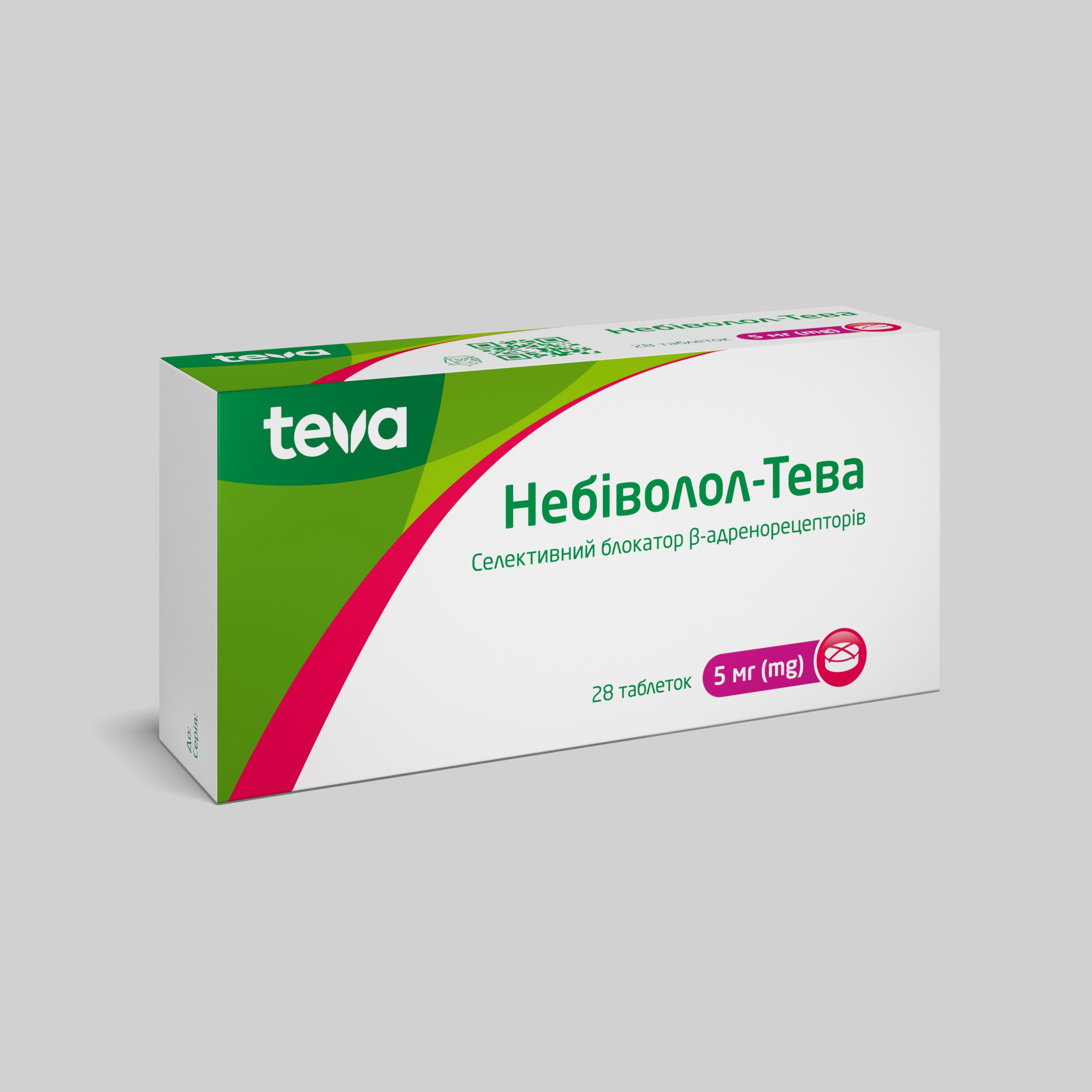 Небіволол-Тева: інструкція, показання, спосіб застосування