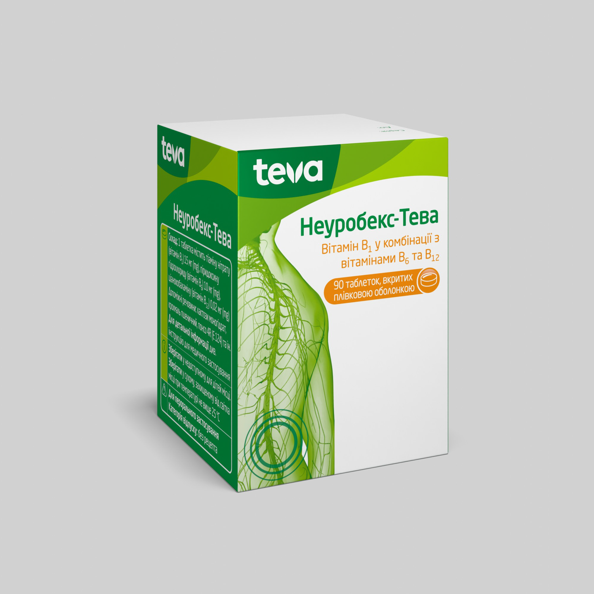 Неуробекс-Тева: інструкція, показання, спосіб застосування