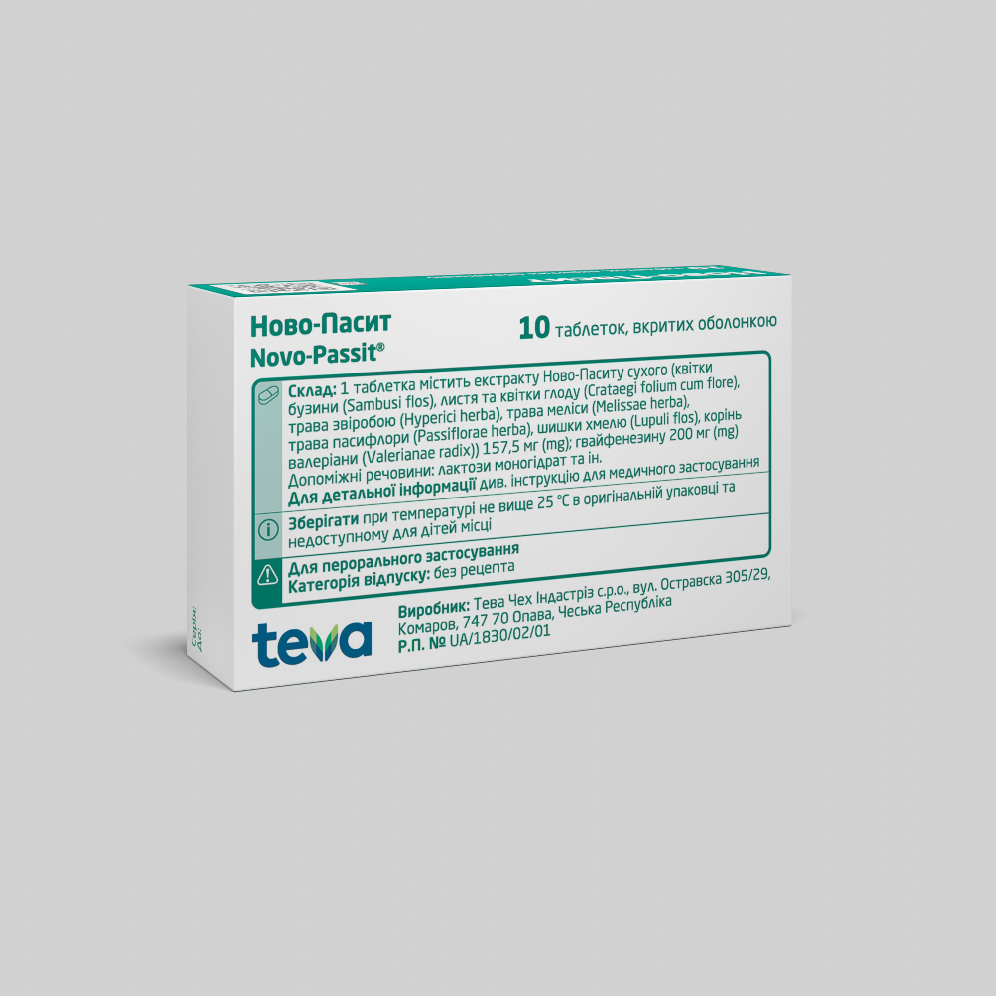 Ново-Пасит: інструкція, показання, спосіб застосування