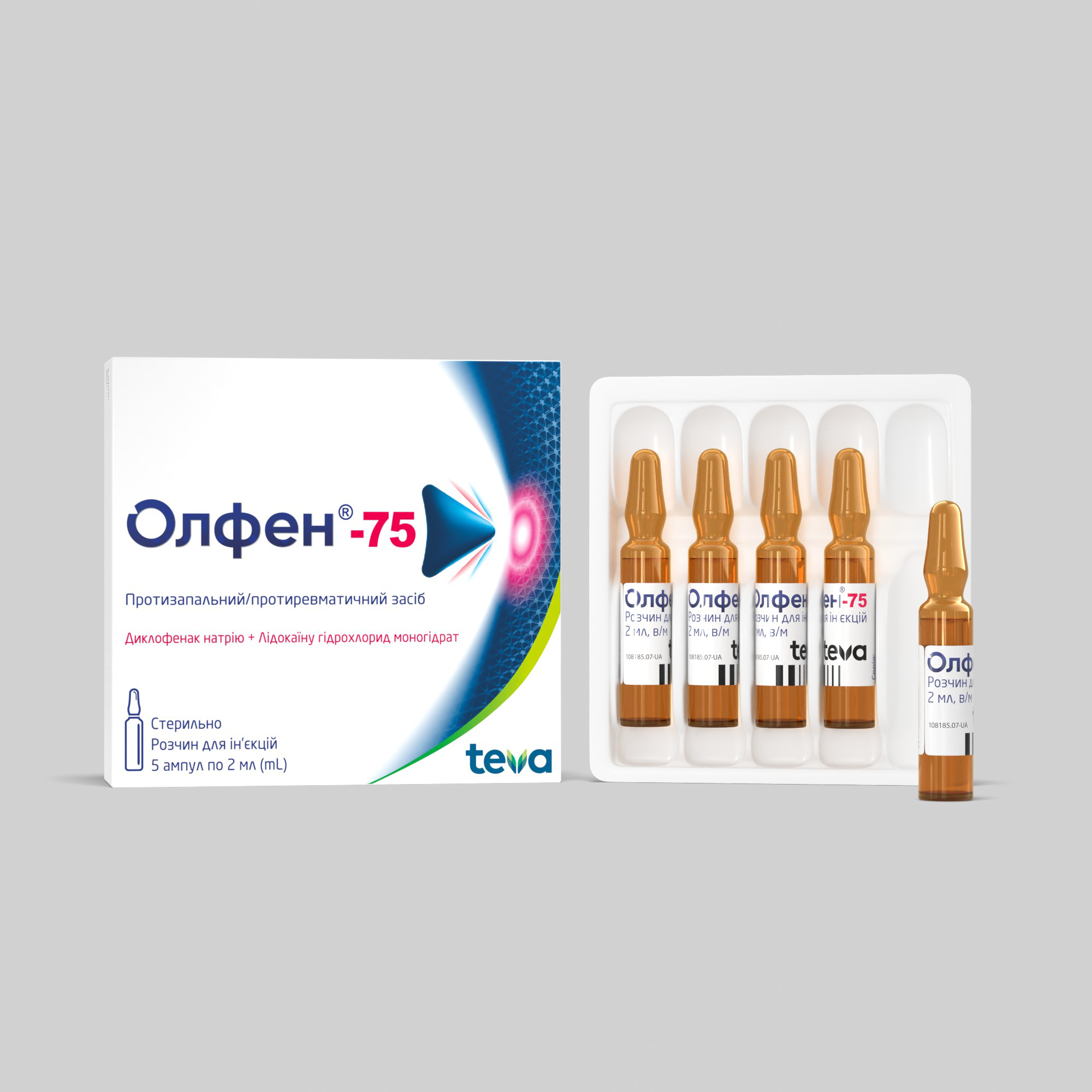 Олфен-75: інструкція, показання, спосіб застосування