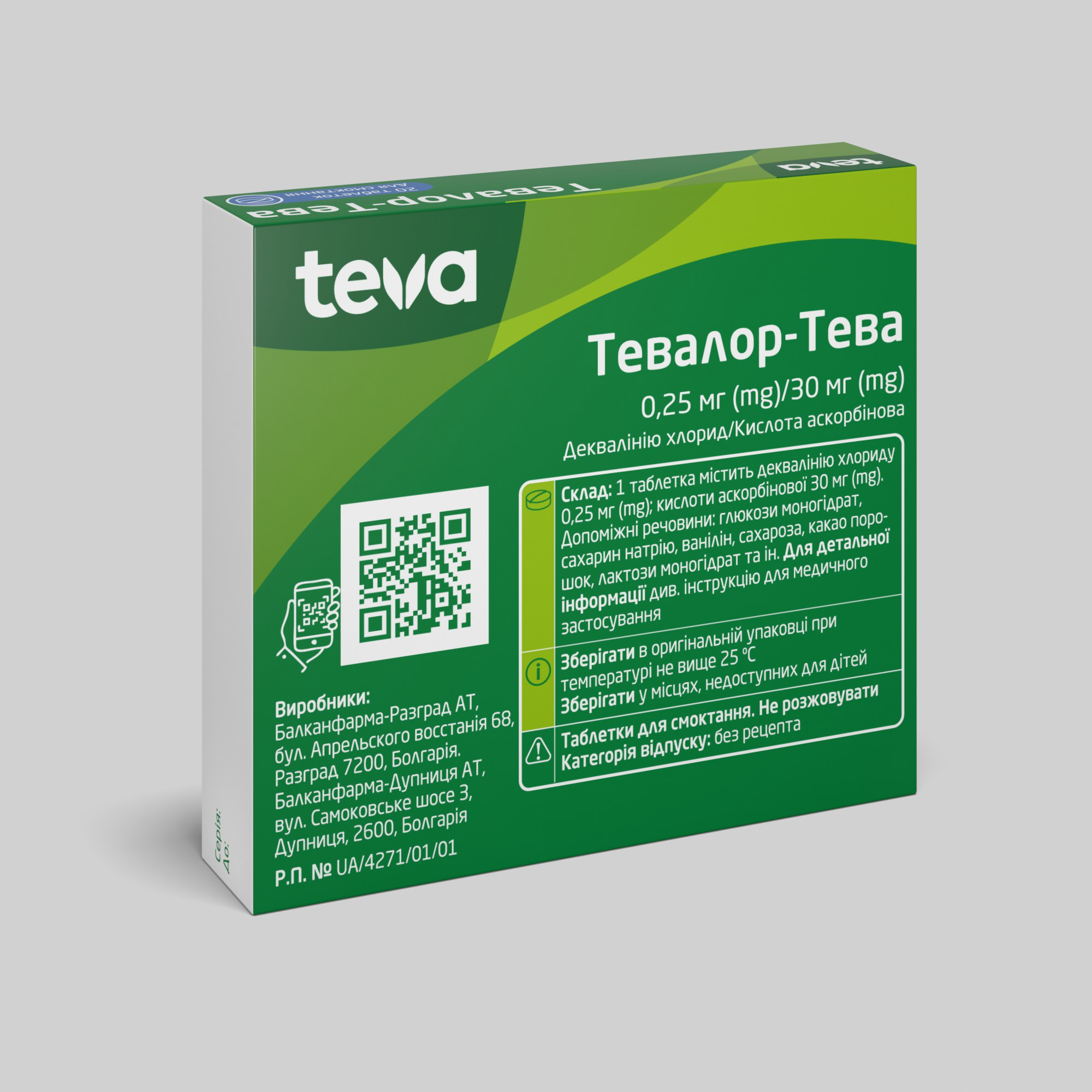 Тевалор-Тева: інструкція, показання, спосіб застосування