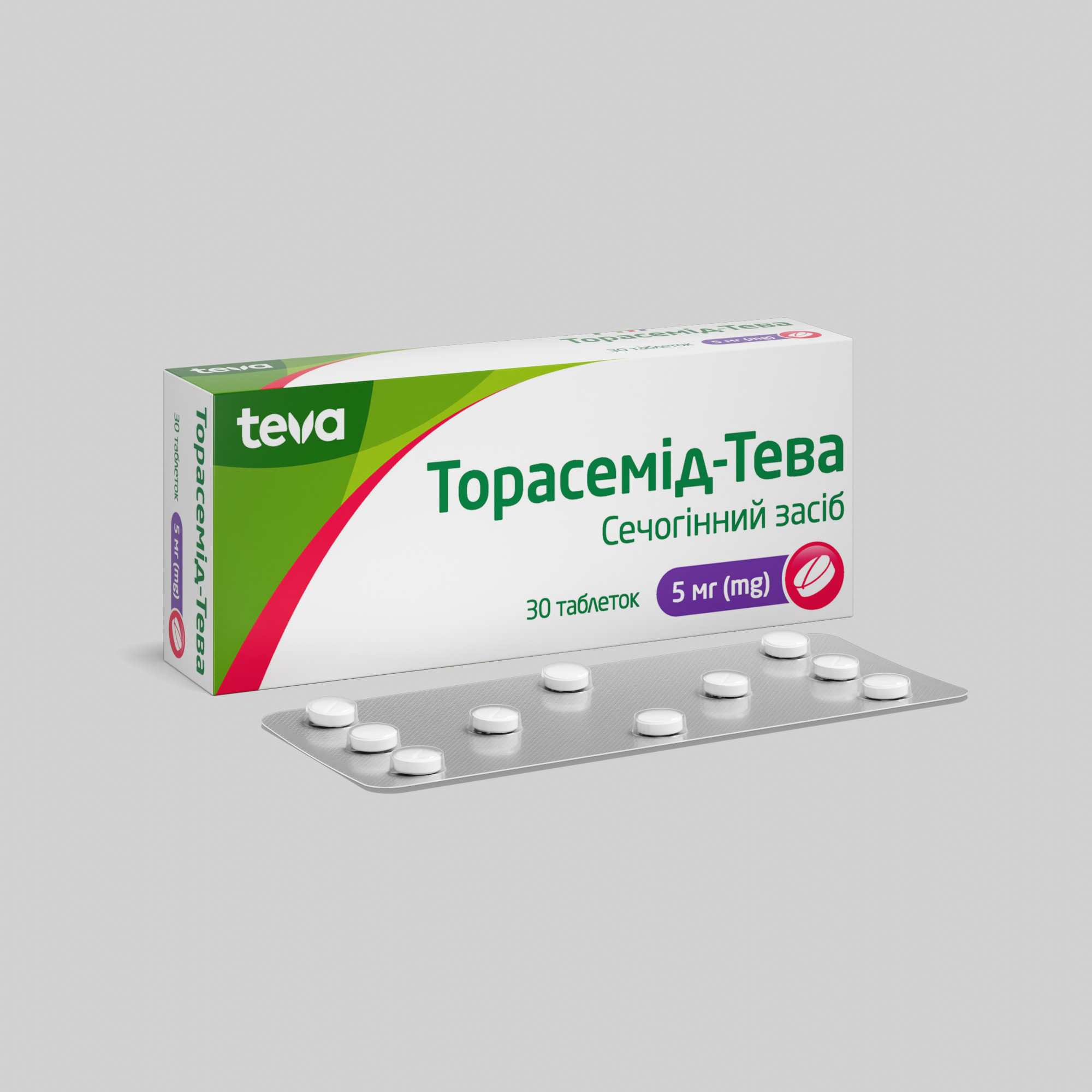 Торасемід-Тева: інструкція, показання, спосіб застосування