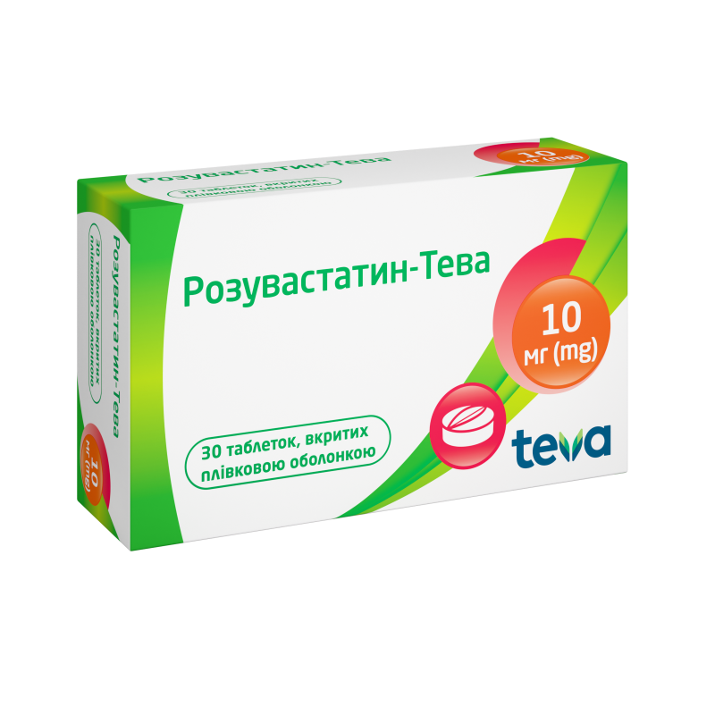 Розувастатин-Тева: інструкція, показання, спосіб застосування
