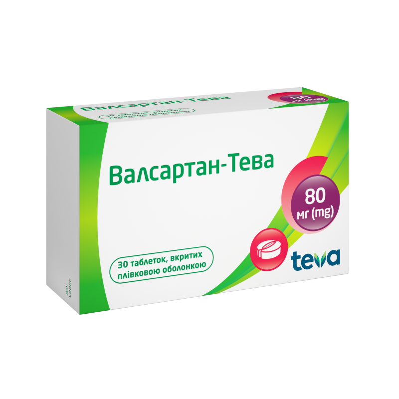 Валсартан-Тева: інструкція, показання, спосіб застосування