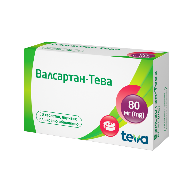 Валсартан-Тева: інструкція, показання, спосіб застосування